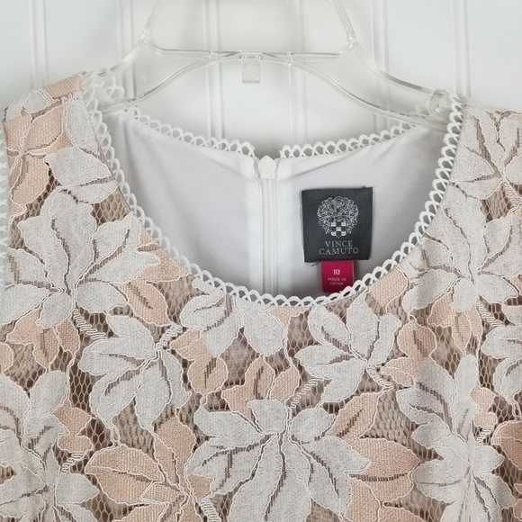 Vince Camuto Womens Lace Sleeveless Midi Dress Size 10 Cottagecore Romantic Boho - Picture 8 of 16